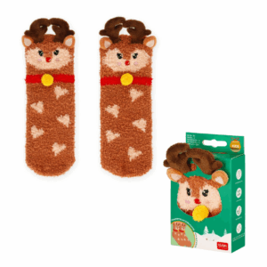 NON-SLIP SOCKS REINDER KIDS
