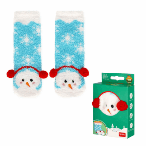 NON-SLIP SOCKS SNOWMAN KIDS