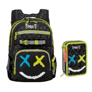Set zaino + astuccio completo SHOUT boy