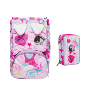 Set Zaino + Astuccio completo SJ HEART LOLLY
