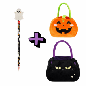 Set matita Ghost Writer + Borsa kitty witch + Borsa zucca LEGAMI