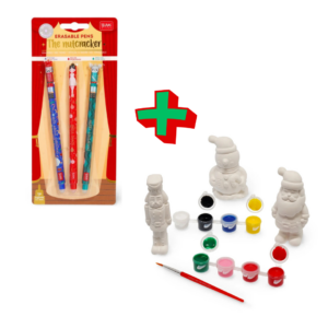 SET PENNE CANCELLABILI NATALIZIE LEGAMI