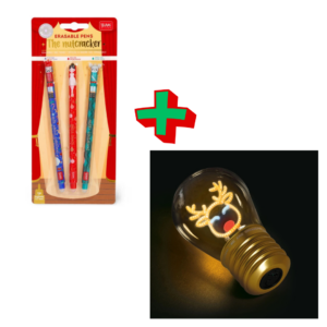 SET PENNE CANCELLABILI NATALIZIE LEGAMI