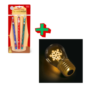 SET PENNE CANCELLABILI NATALIZIE LEGAMI